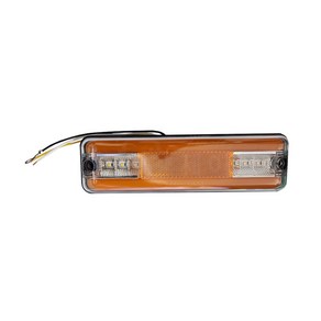 24V SL-63 황색 LED 표시등 철판포함 1개/반사기/램프, 1개