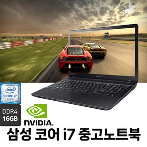 [삼성] 지포스 NT371B5L i7-6세대/RAM16G/SSD256G/920MX/WIN10 휴대용 업무용 중고노트북, WIN10 Po, 16GB, 256GB, 블랙