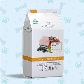 오가앤리프 전연령 강아지 가수분해 관절 사료 오리& 초록입홍합 5.6kg 1개