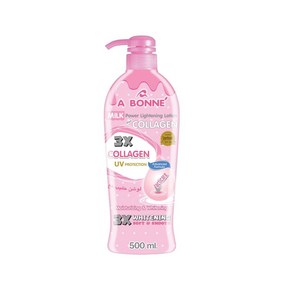 Abonne Milk Powe Lightening With Collagen Lotion아본느 밀크 파워 라이트닝 위드 콜라겐 로션 500ml, 1개