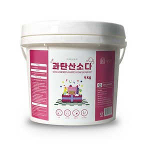 아이브케이 과탄산소다 버킷형 (대용량), 4kg, 1개