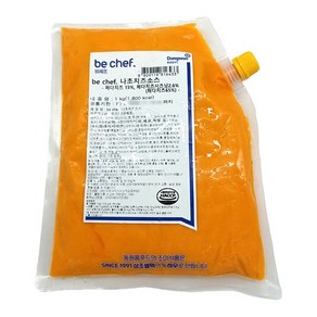 동원홈푸드 비셰프 삼조쎌텍 나초치즈소스 1kg 무료아이스박스 나쵸치즈소스 디핑소스 샐러드 드레싱, 1개