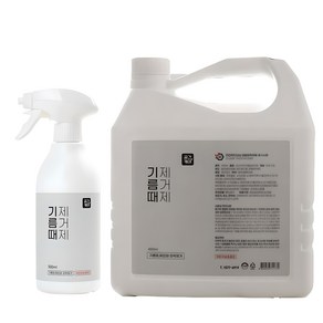 공간케어 초강력 기름때제거제 500ml+4L, 4500ml, 1세트