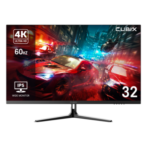 큐빅스 4K UHD 32인치 모니터 IPS 게이밍 컴퓨터 CX-320U60