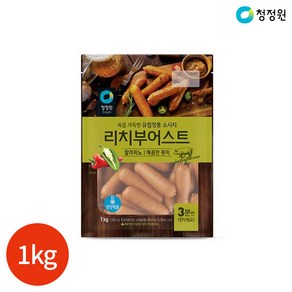 청정원 리치부어스트 할라피뇨, 1개, 즉석반조리식품, 1kg