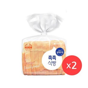 롯데 기린이네 촉촉식빵 400g 2봉, 1개