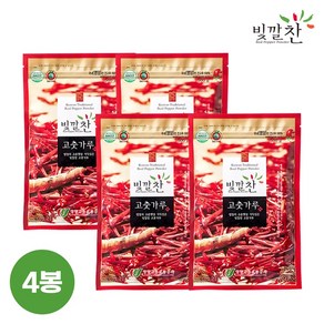 [KT알파쇼핑](온라인)빛깔찬 햇 고춧가루 김치용(보통맛) 500gX4팩(2KG), 4개, 500g