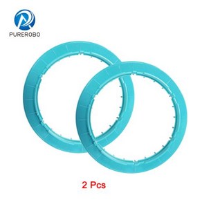 푸로보 W-R3S 창 청소 로봇 교체 깨끗한 반지 유리 청소 로봇 부품 W-R1, Blue Ring 2pcs, 2개, 4) Blue Ring 2pcs