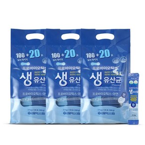 락토온 프로바이오틱스 생유산균 120포 3세트(12개월분), 300g, 3개