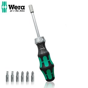 베라 WERA 마그네틱 비트 라쳇 드라이버 세트 KK27RA 073660 포지