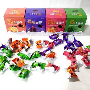 제주 쇼콜라 초콜릿 (감귤 백년초 한라봉 녹차), 43.2g, 3세트