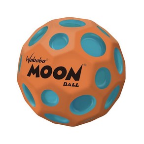 Waboba Moon Ball 슈퍼 하이 바운싱 볼 네온 컬러 실내 실외 공 시대 팝 사운드 만들기 잡기 쉬움 오렌지 65mm, 1개