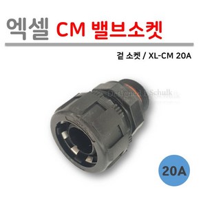 [로얄넷] 엑셀 CM 밸브 소켓 20A (사출부속), 10개