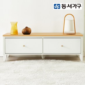 동서가구 리케 1200 서랍 골드 거실장 DF924157