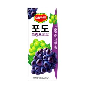 델몬트 포도드링크190ml 32팩, 32개, 190ml