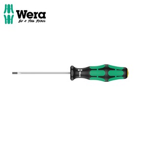 WERA 베라 일자스크류 드라이버 335 0.5x3.0x80mm 1개(낱개), 1세트