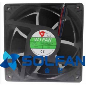 솔팬 WJS1203812H-F30 DC12V FAN DC팬 120mm 사이즈 / WJ팬 / 120MM X 38MM 사이즈 / 3000RPM / MADE IN CHINA, 1개