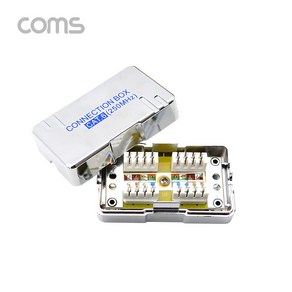 XB262 Coms Cat6 랜 케이블 연결 배선함 커넥션 박스, 상세내용표시, 1개