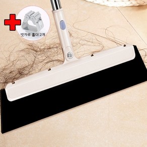 드림 다기능 EVA폼 매직 빗자루 2p + 빗자루 홀더 2p 밀대 머리카락 실리콘 고무 베란다 마루바닥 욕실 청소 스퀴지, 1개