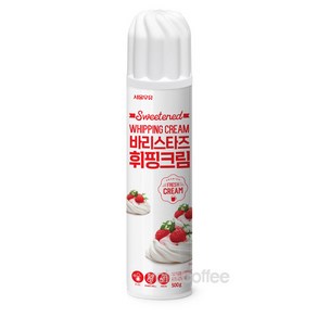 서울우유 바리스타즈 휘핑크림 500g 스프레이형