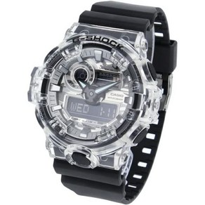 CASIO 카시오 G-SHOCK 지쇼크 G쇼크 GA-700 SERIES 손목시계 시계 맨즈 블랙 클리어 실버 위장 GA-700SKC-1A[병행 수입품]