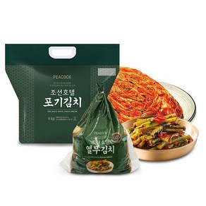 피코크 조선호텔 포기김치 4kg + 열무김치 1.5kg, 1세트, 5.5kg