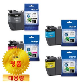 브라더 정품잉크 대용량 4색세트 LC462XLBK LC462XLC LC462XLM LC462XLY MFC-J3940DW MFC-J2740DW