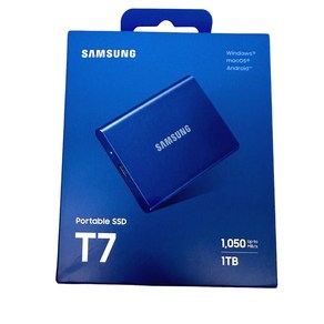 삼성 SAMSUNG [세금포함] [정품] 브랜드 New T7 외장 하드디스크 드라이브 1TB MU-PC1T0H/AM 2172120 395859757239