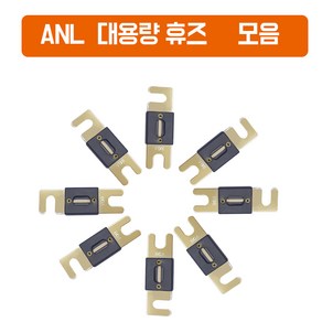 ANL 휴즈 퓨즈 400 300 350 200 250 150 100 50 80A, 100A (휴즈만- 낱개-1개 ), 1개