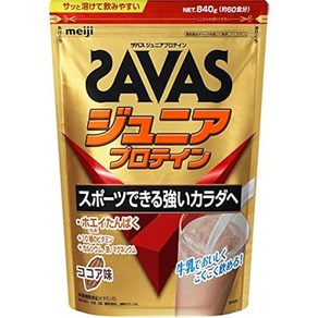 Savas 자바스[SAVAS] 주니어 단백질 코코아 맛 840g [약 60끼분], 1개