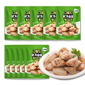 햇살닭 그릴드 닭가슴살 오리지널 (100g), 10개, 100g