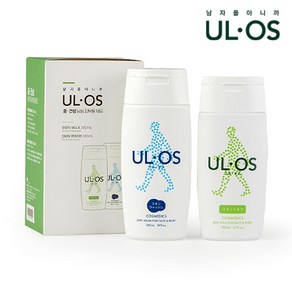 [로션] 우르오스 스킨밀크 200ml(중건성)+스킨워시 300ml 선물박스+쇼핑백 외, 3.스킨워시+세면타올 1개, 1개