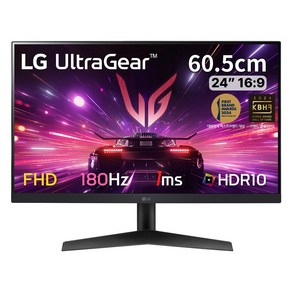 [LG전자] LG 24GS60F 24인치 게이밍모니터 IPS FHD 180Hz 1ms HDR지원 지싱크 호환