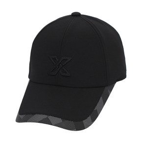 [제이디엑스] JDX 봄 가을 신상할인 남성 챙 프린트 배색 육각캡 모자, 블랙