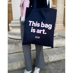 런던 사치갤러리 에코백 가벼운 캔버스백 SAATCHI BAG 2color