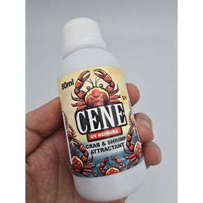세네 꽃게 UV 케이무라 집어제 루어 미노우 에기용, 1개, 80ml