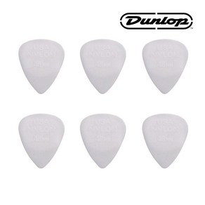 세트(6) 던롭 피크 0.46mm 나일론 스탠다드 Dunlop