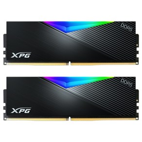 ADATA DDR5-6000 CL30 LANCER RGB 블랙 패키지 서린 (32GB(16Gx2)), 6000 CL30 LANCER RGB, 1개