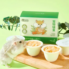 와이이 햄스터간식 고기푸딩, 고기 푸딩, 1개