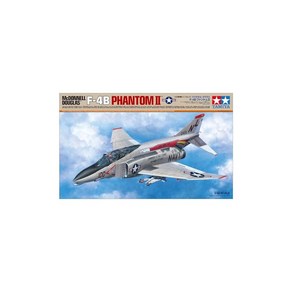 TAMIYA 타미야 1/48 항공기 시리즈 No.121 McDonnell Douglas F-4B 팬텀 II 프라모델 61121, 1개