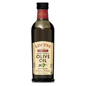 Lucini Oganic Exta Vigin Olive Oil 루치니 올가닉 엑스트라 버진 올리브 오일 16.9oz(500ml), 1개, 500ml