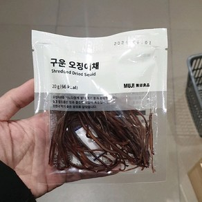 무인양품 구운 오징어채 20g, 1개, 단품