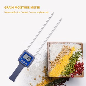 벼수분측정기 수분 곡물 측정기 벼 쌀 테스터기 new tk100g 밀 옥수수 콩 패디 보리 테스터 습도계 --SION, 1개