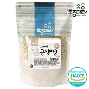 [토종마을] HACCP인증 오리지널 곤약쌀 500g