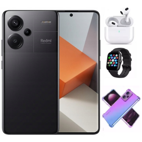 샤오미 레드미 노트13 프로 플러스 5G 글로벌 버전 Xiaomi Redmi Note 13 Po Plus 200MP OIS 카메라 1.5K 120Hz AMOLED 120W, 블랙 12GB+512GB, 512GB