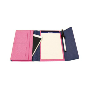 OXFORD DA파우치 줄무늬 A5 + 패드, Pink, 1set