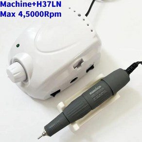 마라톤 챔피언-3 컨트롤 박스 65W SDE H37LN 45000RPM H37L1 핸들 전기 네일 드릴 연마 매니큐어 기계, 1개