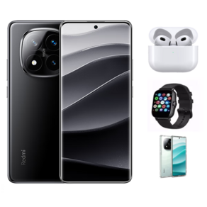 [12램+256GB]샤오미 레드미 노트14 프로 플러스 5G 글로벌 버전 Xiaomi Redmi Note 14 Po Plus 500MP OIS 카메라 1.5K120Hz AMOLE, 검은색, 256GB