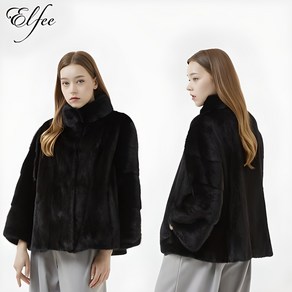 [ELFEE] 진도 23FW 휘메일 풀스킨 밍크 자켓 EJ07 (블랙)