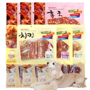 [루빈스] 홈쿡 맛있는 강아지 간식 육포 사시미 껌말이, 오리다이어트 안심 슬라이스, 400g, 3개